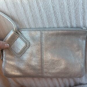 New hobo rare silver wristlet